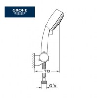 OUTLET GROHE NEW TEMPESTA COSMO III